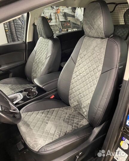 Авточехлы с алькантарой