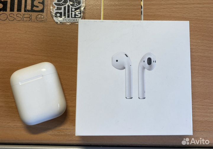 Беспроводные наушники apple airpods 1