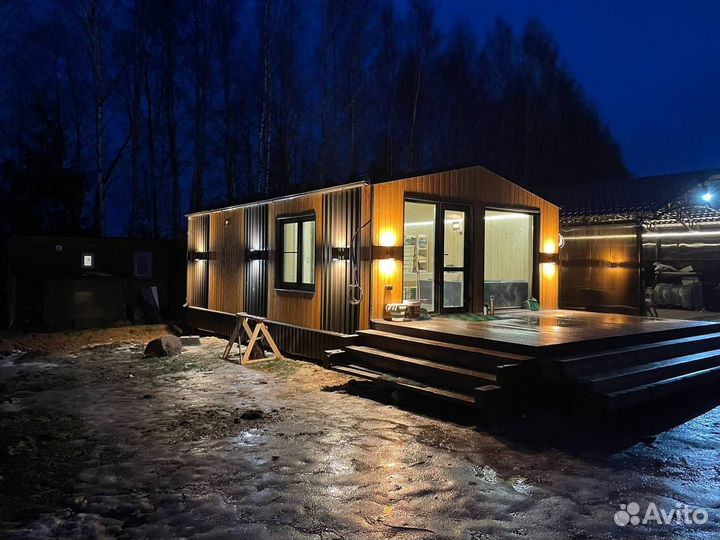 Модульный дом баня