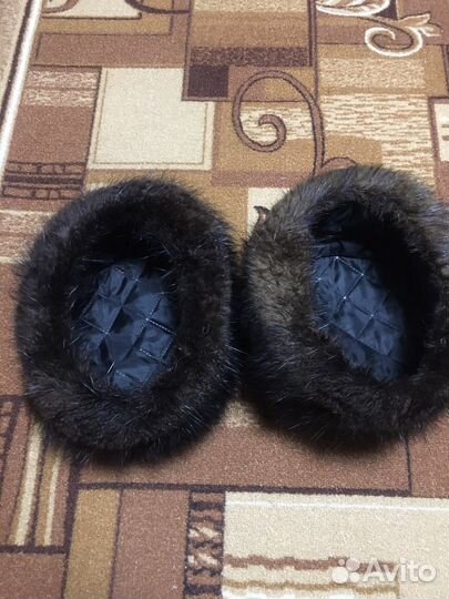 Шапка мужская из бобра