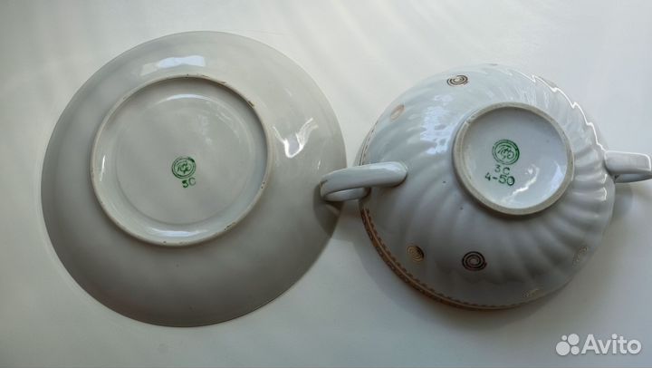 Чашка фарфоровая для супа(винтаж)