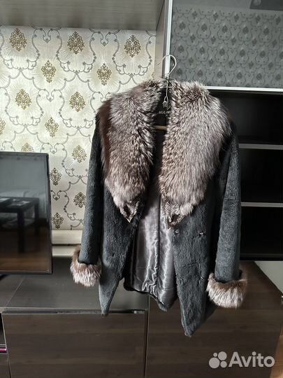 Натуральная шуба из чернобурки