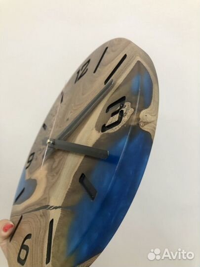 Часы Настенные. Деревянные часы. Из слэба