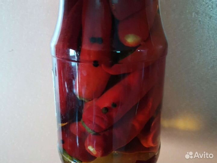 Перец острый маринованный