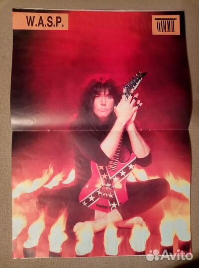 Постер Blackie Lawless W.A.S.P. Эхо Планеты №34 94