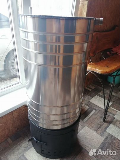 Нагреватель для бассейна на дровах