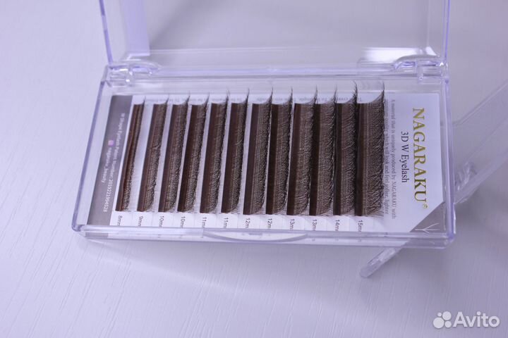 Nagaraku коричневые 3Д пучки