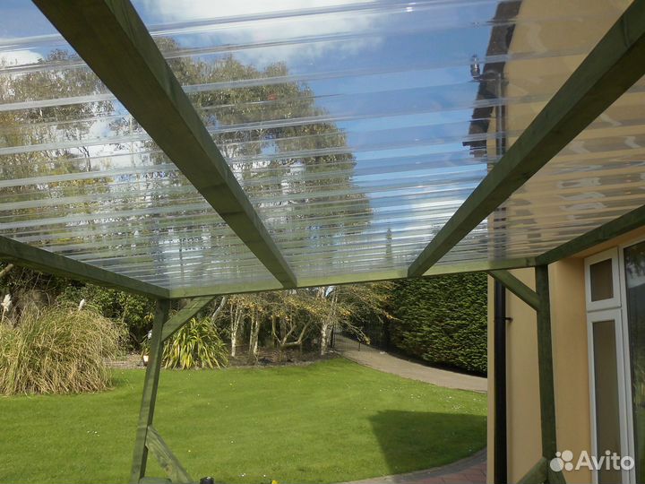 Прозрачный шифер для навеса