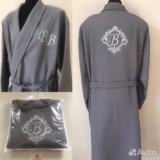 Килт и полотенце для бани с вышивкой