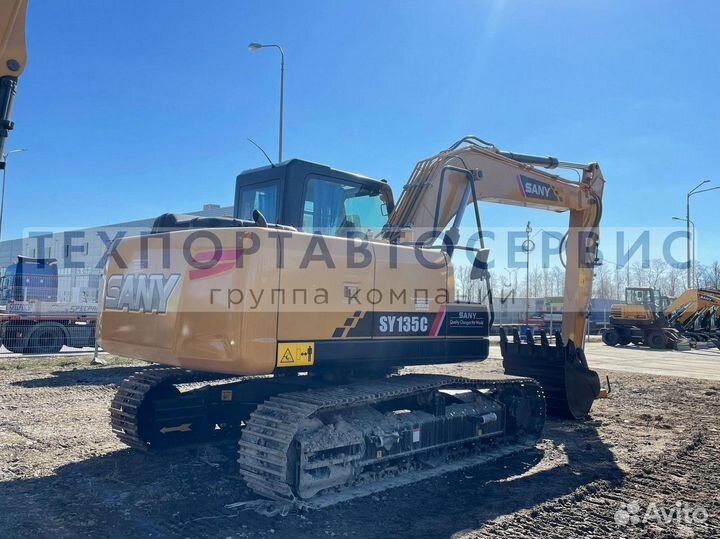 Гусеничный экскаватор Sany SY135C, 2023