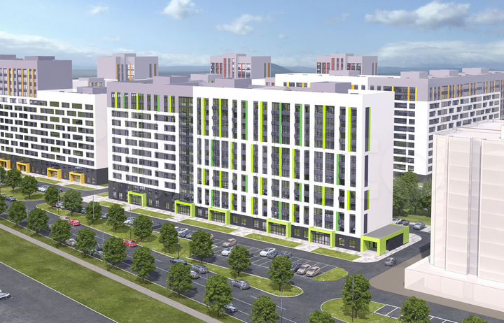 2-к. квартира, 43,8 м², 6/12 эт.