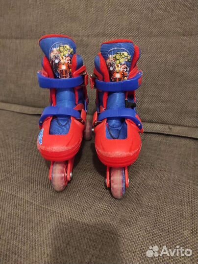 Роликовые коньки детские раздвижные 30 31 32 33