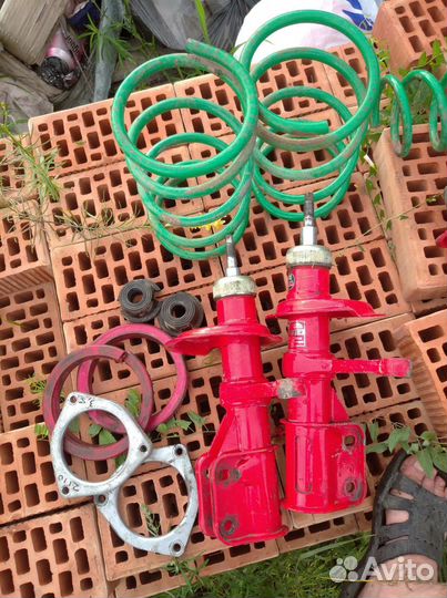 Стойки сс20 с пружинами под занижение -90