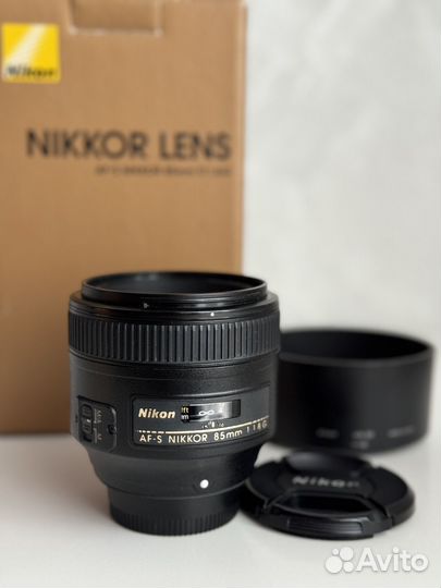 Объектив nikon af s nikkor 85mm f 1.8g