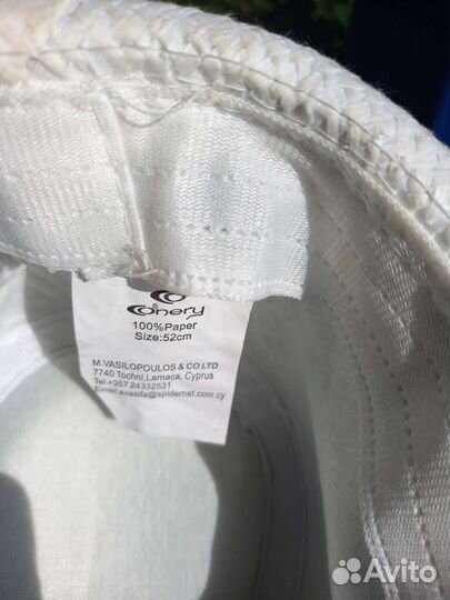 Шляпа панама с цветами Кипр на 3-5 лет