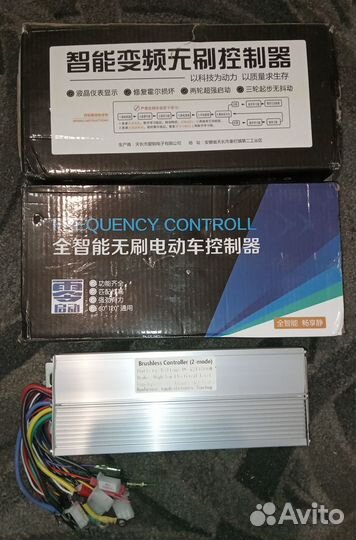 Контроллер с ручкой газа для электровелосипеда