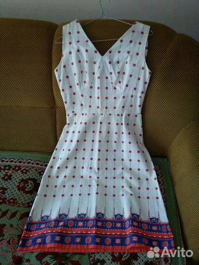 2 платья винтажные из натуральной ткани