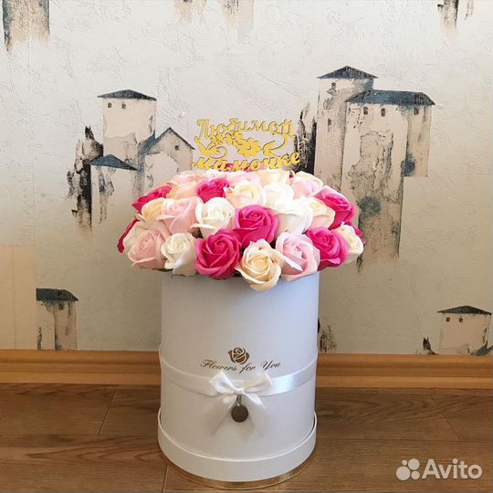 Букет Мыльных Роз 35шт