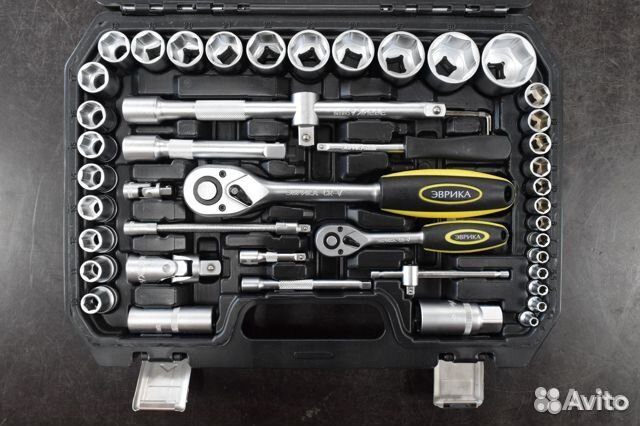Набор инструмента 1/4&1/2DR 12-гранных 94 предмета