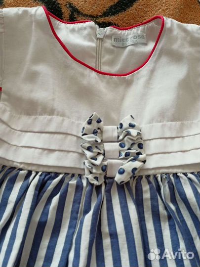 Детское нарядное платье 86