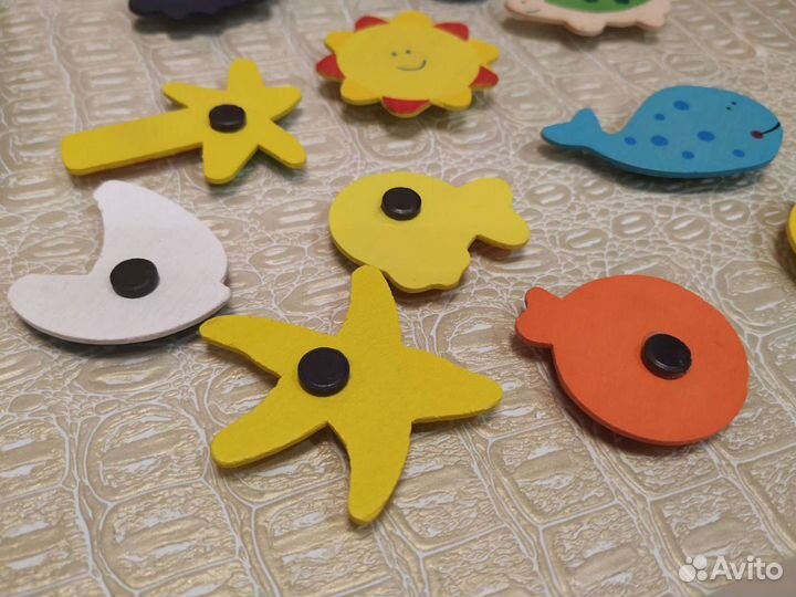 Магниты деревяные