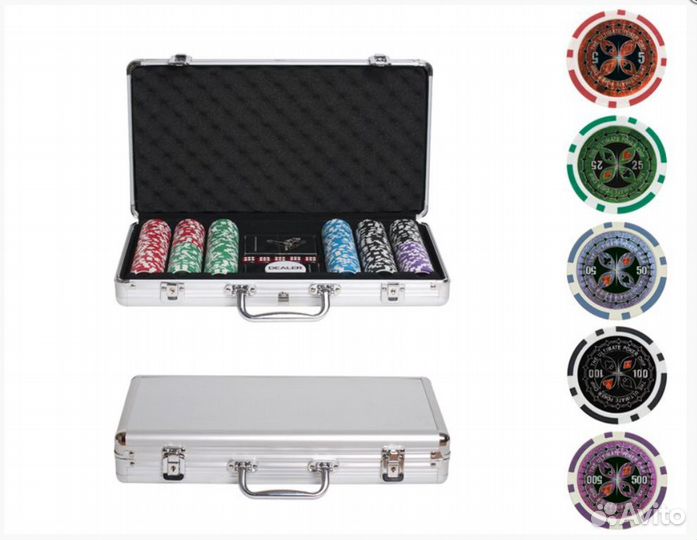Набор для покера Ultimate на 300 фишек