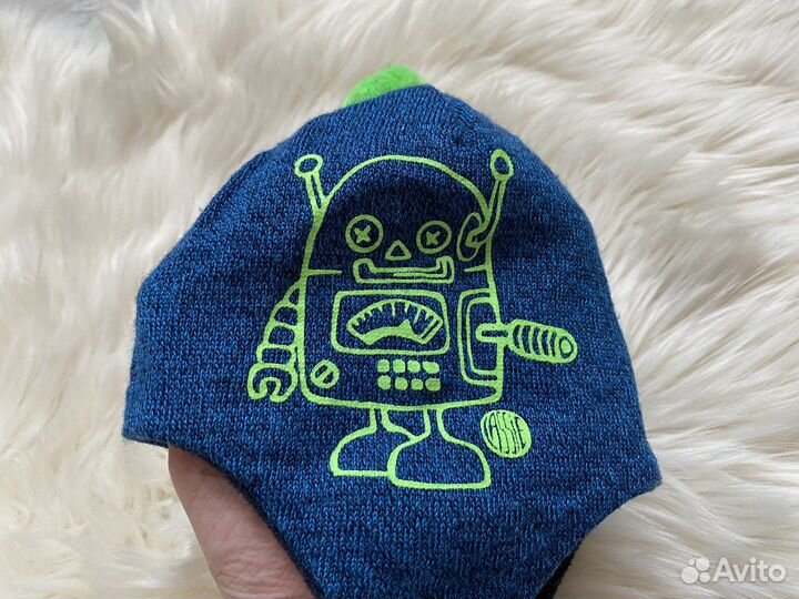 Шапка для мальчика на осень 42-44