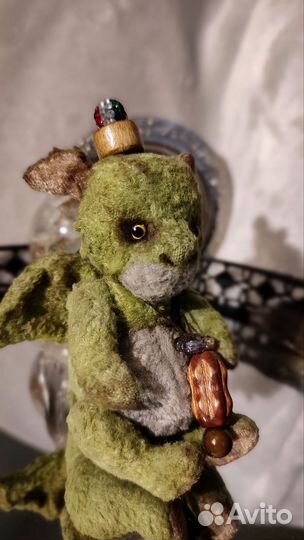 Плюшевый дракончик ручной работы