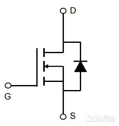 Микросхема AON6312 N-Channel MOSFET 30V 85A DFN5X