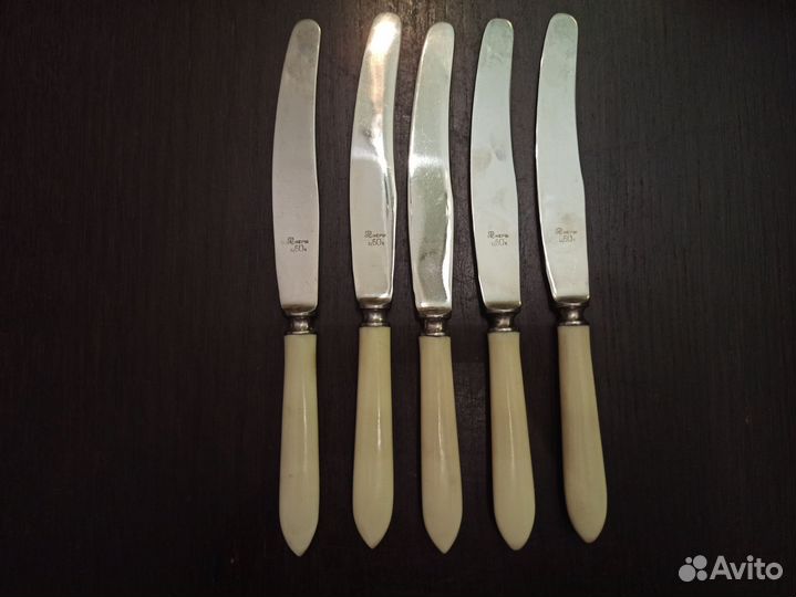 Вилки, ножи с костяными ручками, СССР