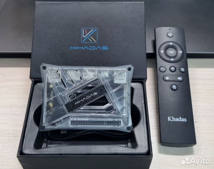 Одноплатник Khadas VIM3L в корпусе, пульт, картаsd