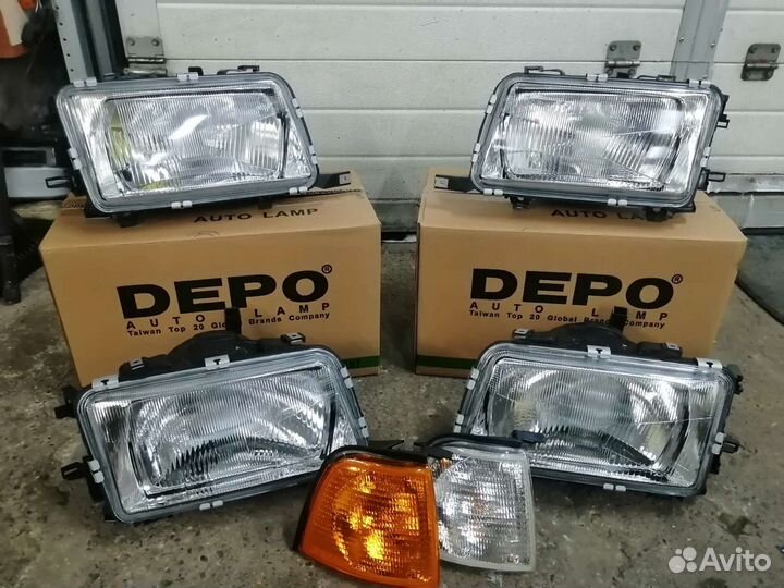 Фары передние Ауди 80 Б4 Depo новые Левая Правая