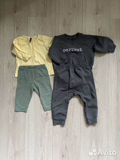 Пакет вещей на девочку р.68-80