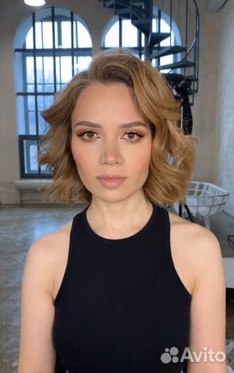 Профессиональный макияж + прическа/локоны, косы