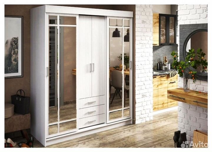 Шкаф-купе Лидер 1К анкор