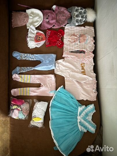 Детские вещи пакетом (62-74)