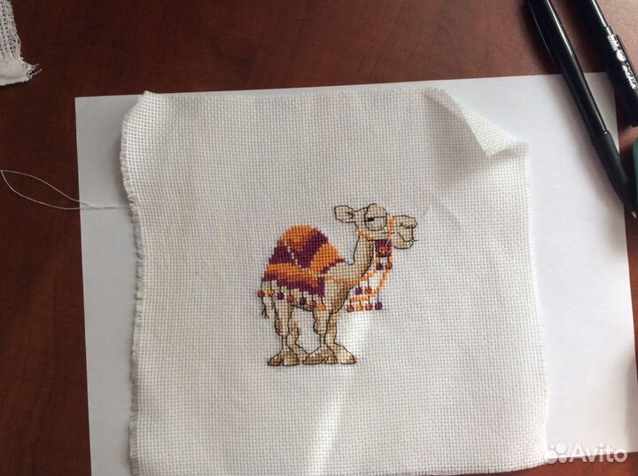 Вышитые крестом картинки.Детские сюжеты - животные