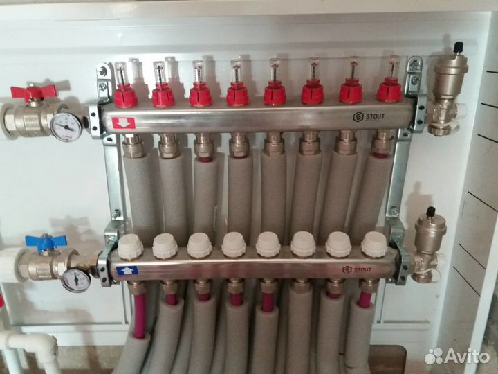 Отопление дома теплым полом