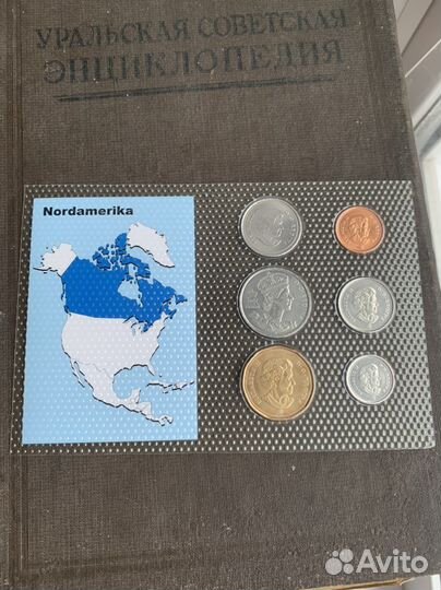 Набор разменных монет Канады 2002- 2007гг