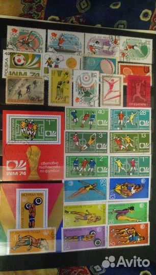 Марки СССР Зарубеж. Спорт Живопись и др.1960 - 76г