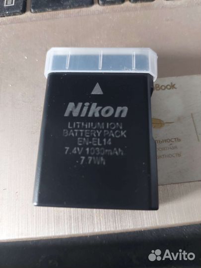 Аккумулятор новый для фотоаппарата nikon d3100