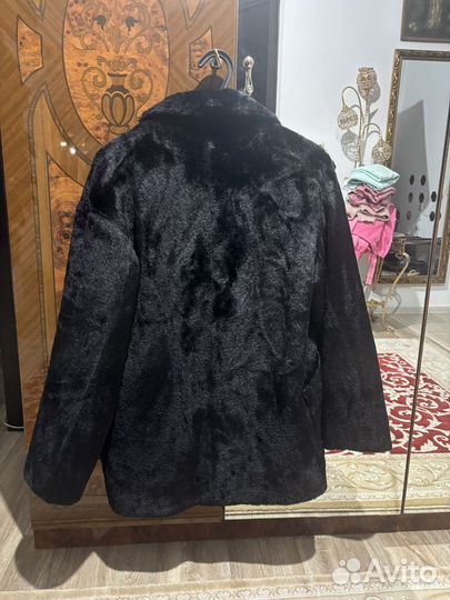 Шуба из экомеха женская