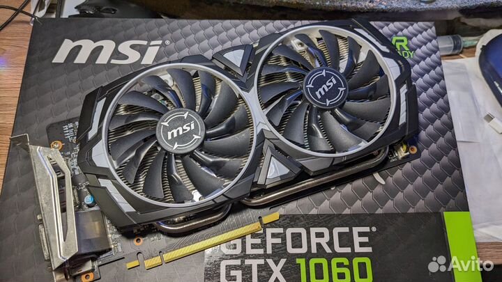 Видеокарта MSI gtx 1060 6gb