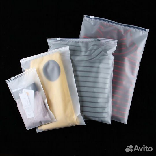 Пакеты зип лок с бегунком матовые 10х15