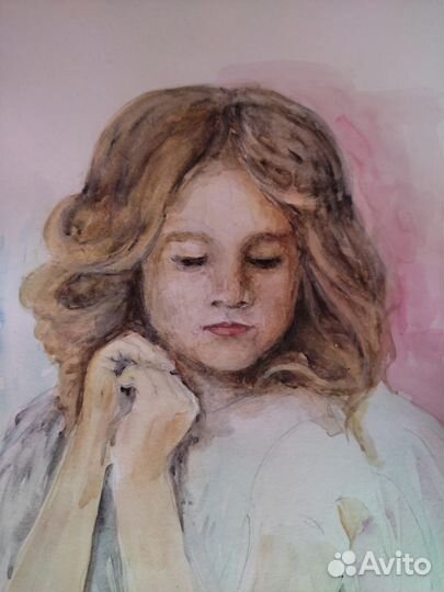 Пишу портреты с натуры, фото или фантазийные