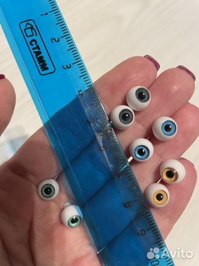 Глазки для кукол 8мм