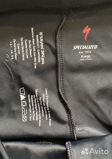 Вело шорты Specialized, XL, 50-52, оригинал