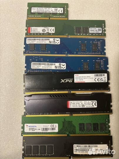 Озу DDR3 DDR4