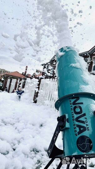 Пенная вечеринка, пенное шоу. Ведущий. Аниматоры