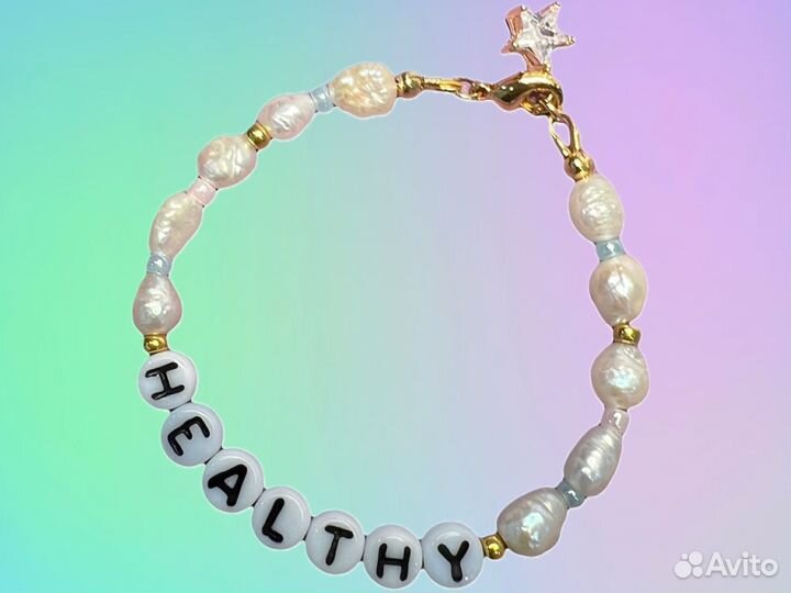 Браслет из натурального жемчуга